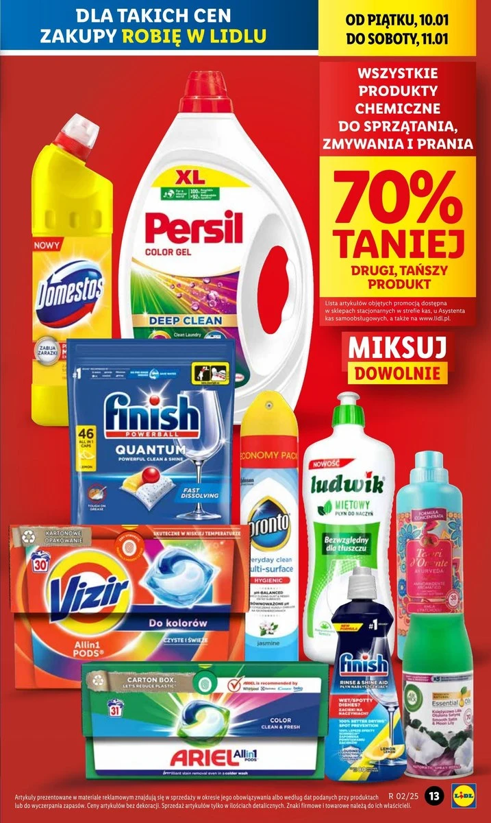 Chemia gospodarcza 70% taniej w Lidlu! 