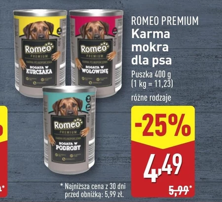 Karma dla psa Romeo