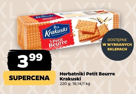 Krakuski Petit Beurre Herbatniki 220 g