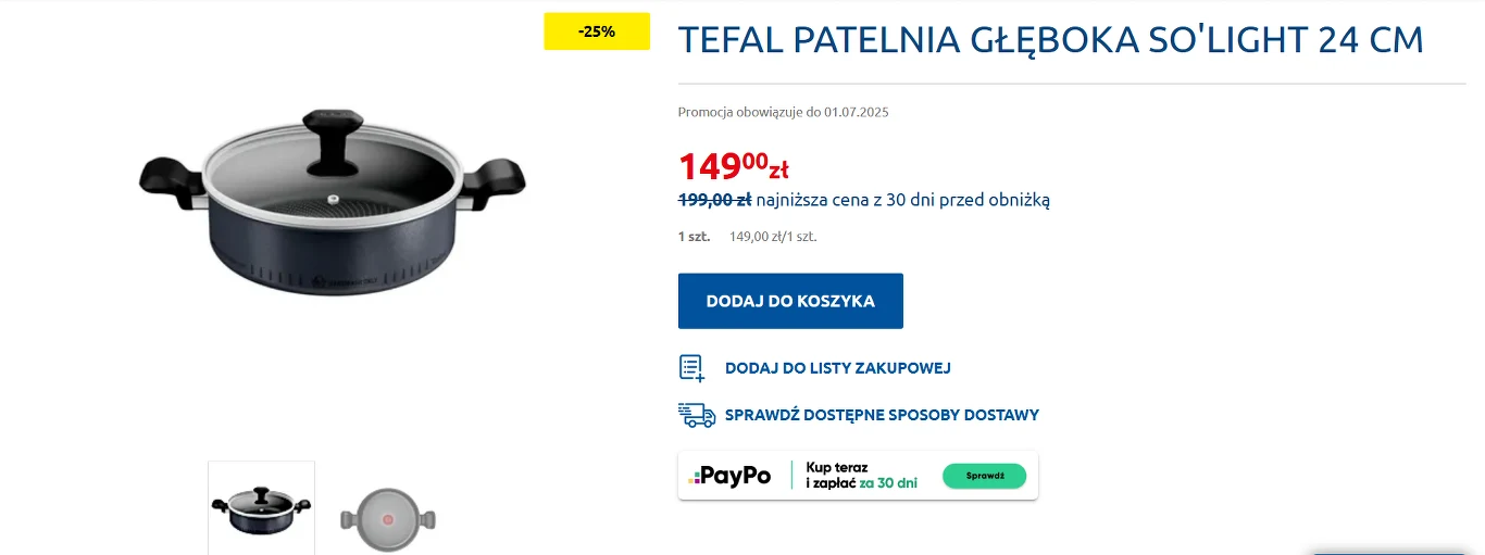 Zwieger, Tefal, Gerlach i MG Home w promocji! 20% taniej na najlepsze garnki i patelnie!