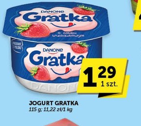 Gratka Deser o smaku truskawkowym 115 g niska cena