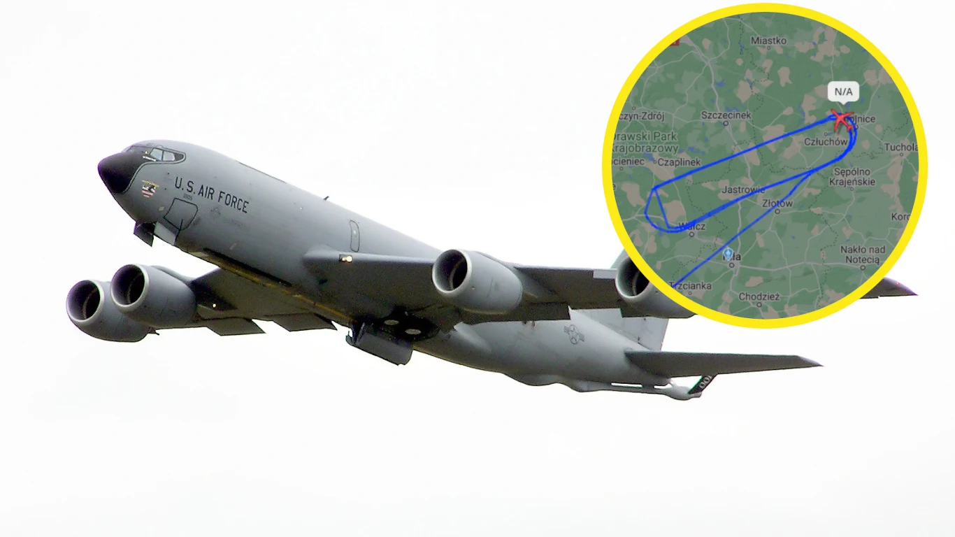 "Latająca cysterna" NATO pojawiła się nad Polską "Latająca cysterna" NATO pojawiła się nad Polską