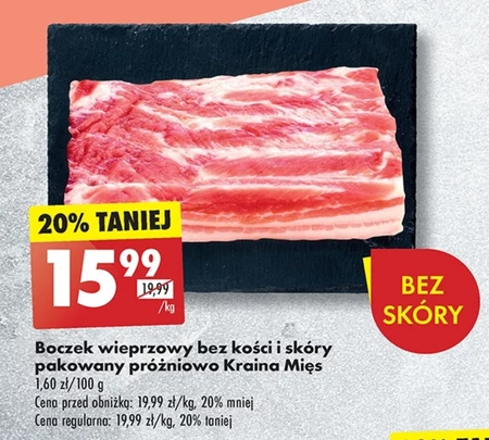 Boczek bez kości Kraina Mięs