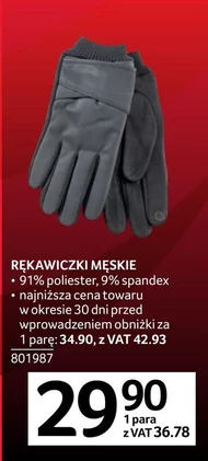 Rękawiczki męskie