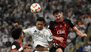 Rodrygo (w środku) miał wyjątkowo ciężką przeprawę z defensorami RCD Mallorca