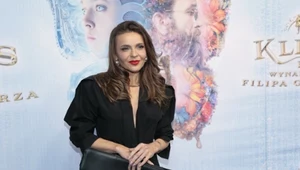 Edyta Herbuś na premierze filmu. Czarna kreacja przyciągała wzrok