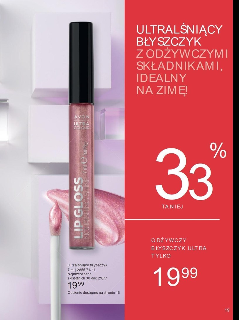 Gazetka: Kupuj z głową i oszczędzaj! - Avon - strona 19