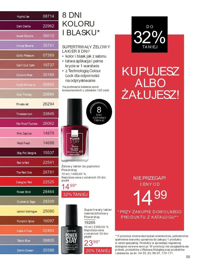 Gazetka: Kupuj z głową i oszczędzaj! - Avon - strona 55