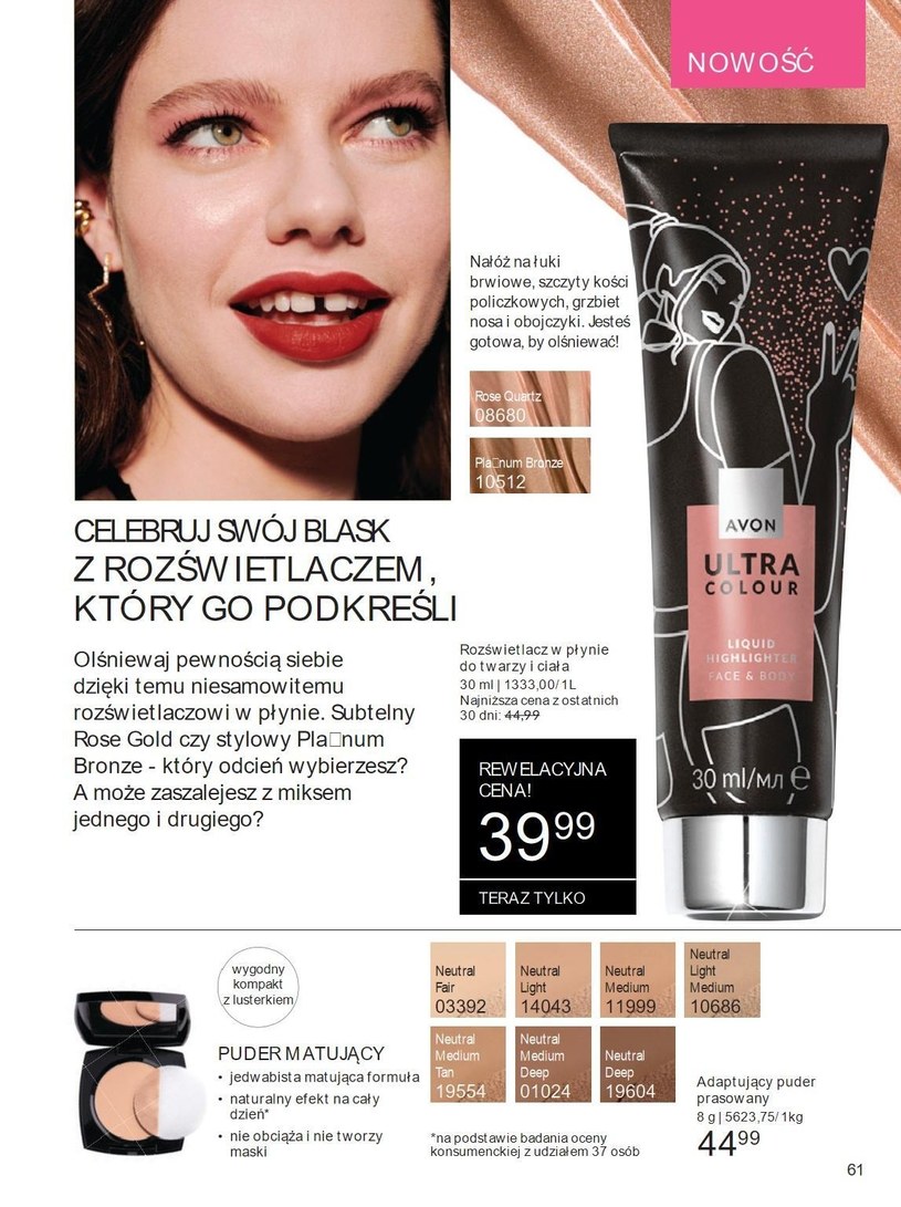 Gazetka: Kupuj z głową i oszczędzaj! - Avon - strona 61