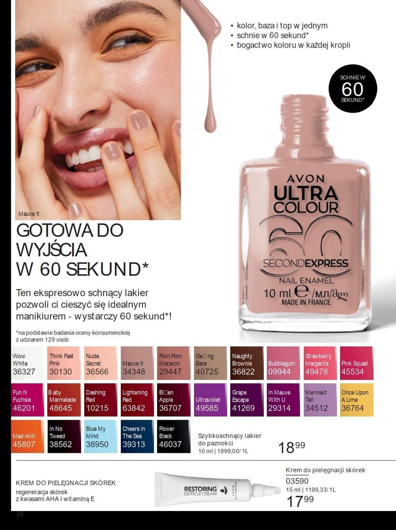 Gazetka: Kupuj z głową i oszczędzaj! - Avon - strona 76