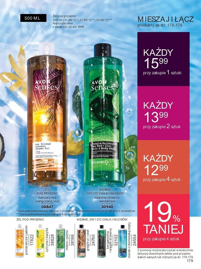 Gazetka: Kupuj z głową i oszczędzaj! - Avon - strona 179