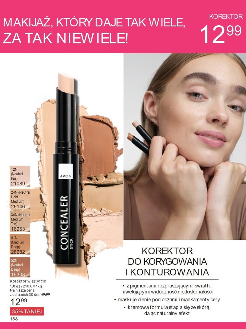 Gazetka: Kupuj z głową i oszczędzaj! - Avon - strona 188