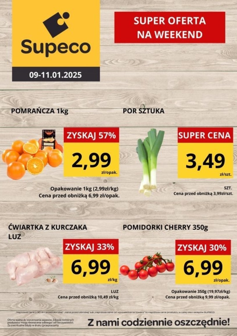 Gazetka promocyjna Supeco - ważna od 09. 01. 2025 do 11. 01. 2025