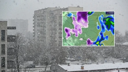 Piątek będzie wypełniony opadami deszczu i śniegu, zwłaszcza na północy i południu kraju. Tam powieje też niebezpieczny, silny wiatr - prognozuje IMGW