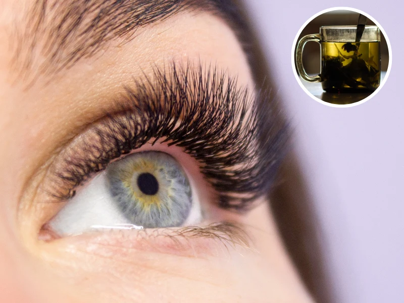 Zielona herbata wzmocni twoje rzęsy, dzięki czemu będą się mniej kruszyć i urosną długie jak firanki Zielona herbata wzmocni twoje rzęsy, dzięki czemu będą się mniej kruszyć i urosną długie jak firanki