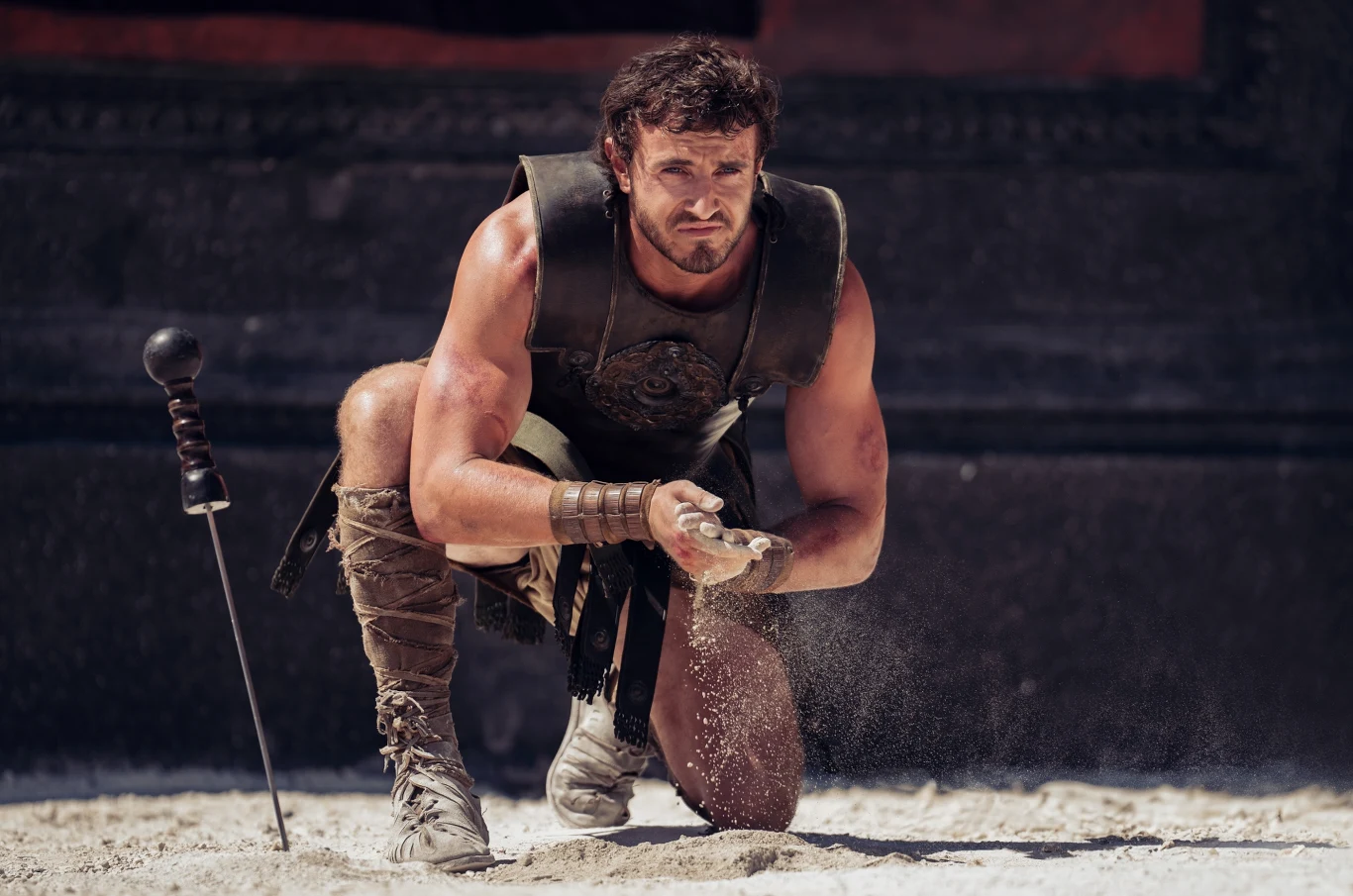 Paul Mescal w Gladiatorze 2 