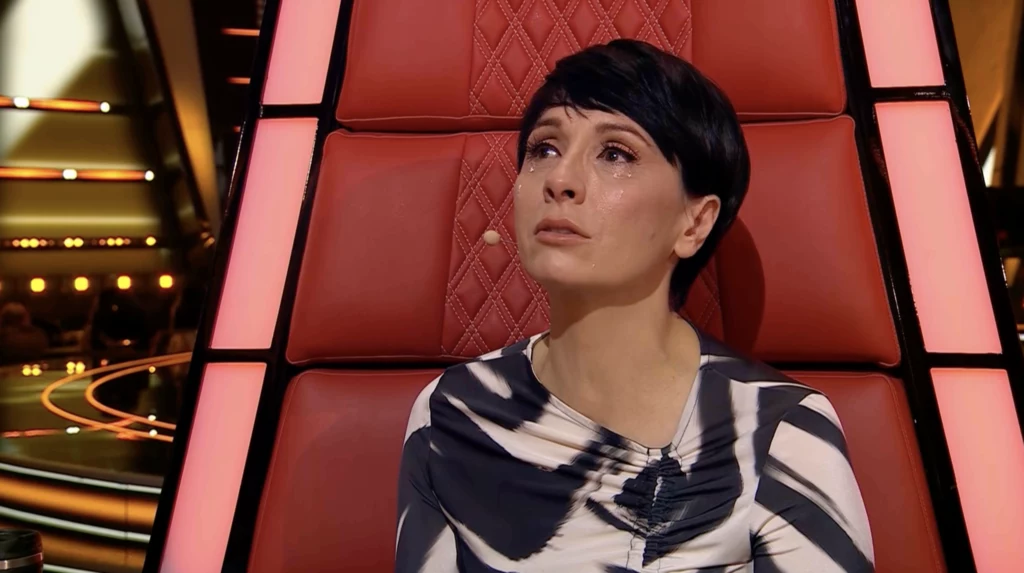 Zapłakana Tatiana Okupnik w "The Voice Senior"