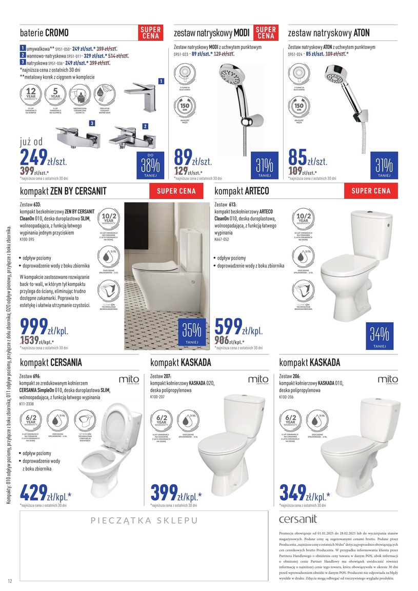 Gazetka: Moc promocji! - Cersanit - strona 12