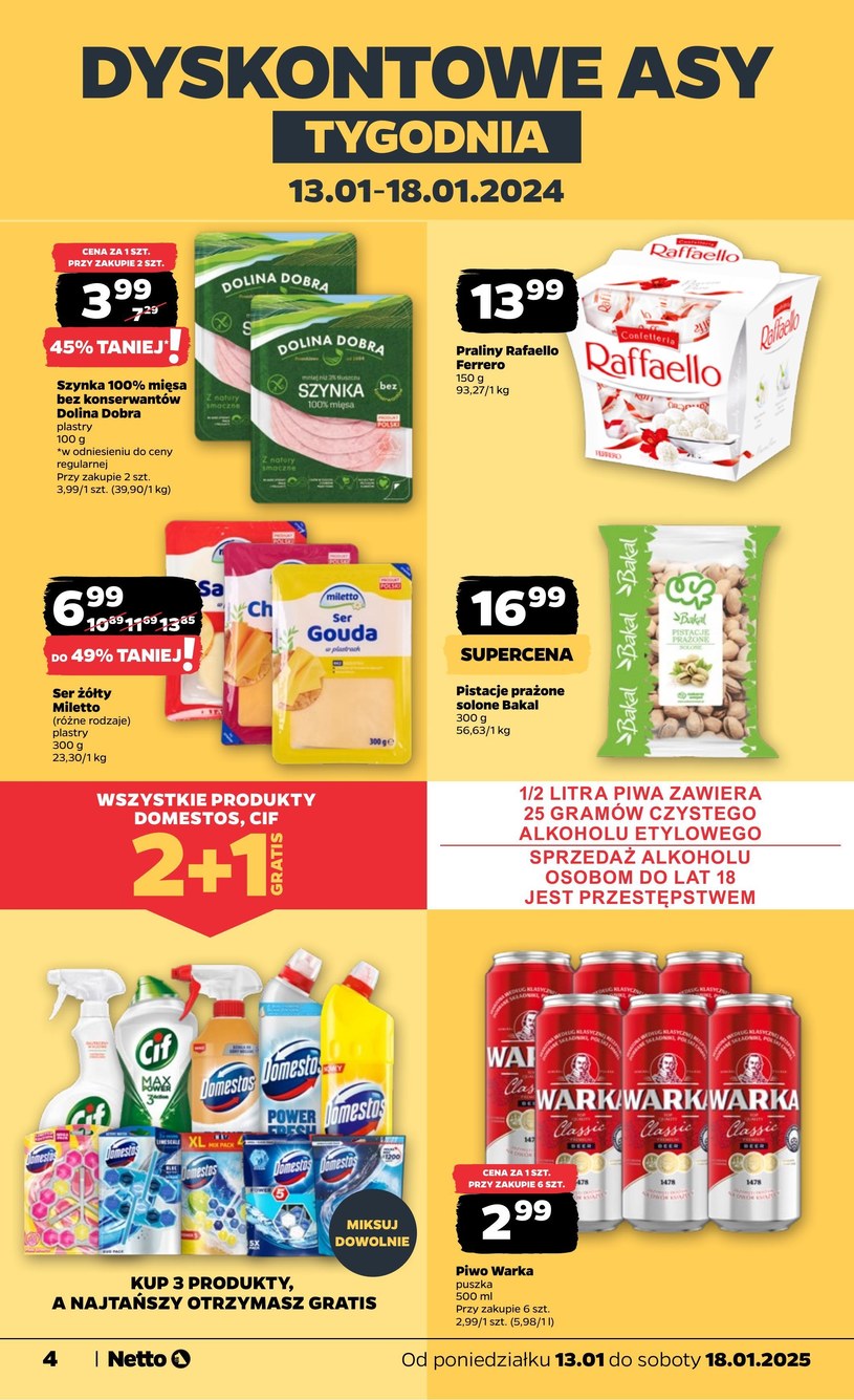 Gazetka: Od poniedziałku w Netto - strona 4