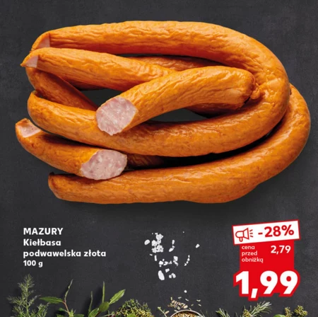 Kiełbasa podwawelska Mazury