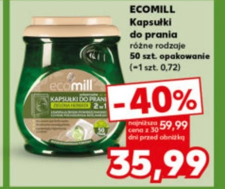 Kapsułki do prania Ecomil