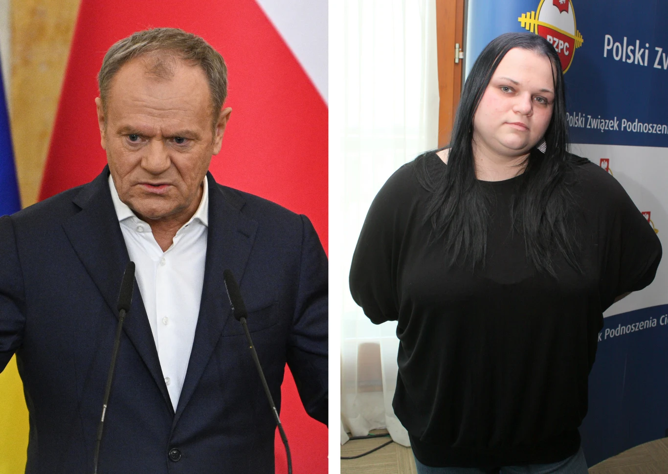 Donald Tusk i Agata Wróbel (zdj. archiwalne)