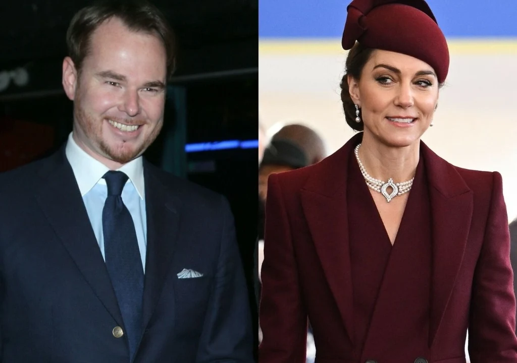 Jan Lubomirski i księżna Kate