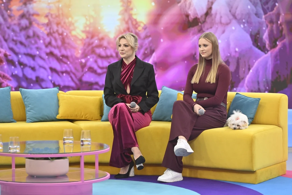 Magdalena Narożna z córką Gabrielą