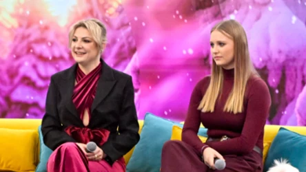 Magdalena Narożna z córką w "halo tu polsat". Czy Gabrysia pójdzie w ślady sławnej mamy?