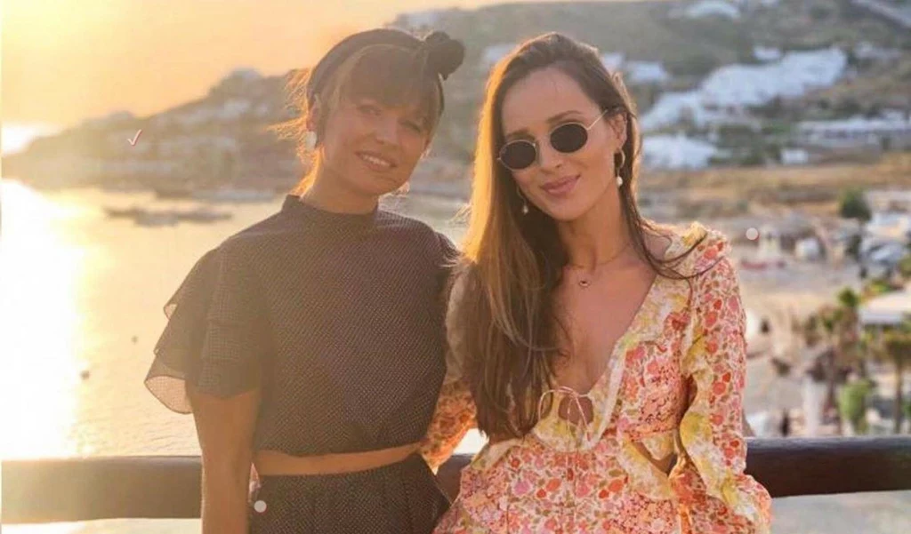 Anna Lewandowska i Marina Łuczenko-Szczęsna Anna Lewandowska i Marina Łuczenko-Szczęsna