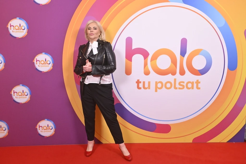 Joanna Kurowska w "halo tu polsat"