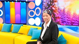 Anna Nehrebecka w "halo, tu Polsat"
