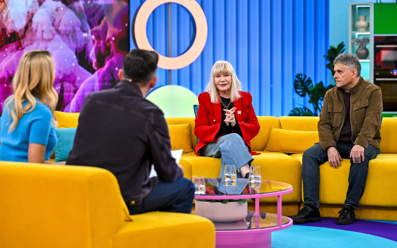 Maria Szabłkowska oraz Tomasz Kopeć, prezes zarządu Polskiej Fundacji Muzycznej