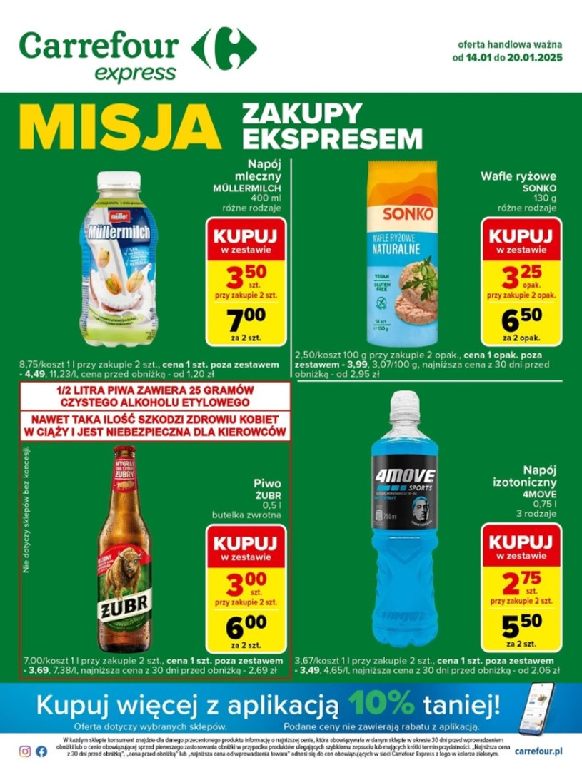 Gazetka promocyjna Carrefour Express - ważna od 14. 01. 2024 do 20. 01. 2025