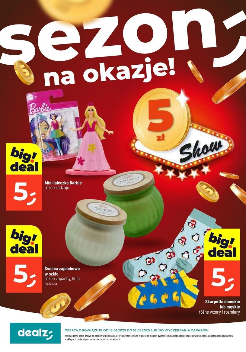 Gazetka promocyjna Dealz - ważna od 13. 01. 2025 do 18. 01. 2025