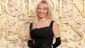 Pamela Anderson na tegorocznym rozdaniu Złotych Globów