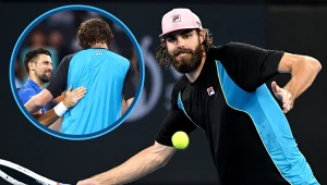 Reilly Opelka to "pogromca" Novaka Djokovicia. Zaliczył udany początek Australian Open