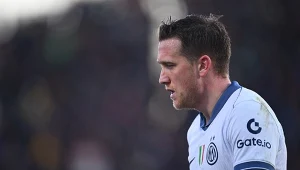 Piotr Zieliński w barwach Interu podczas meczu Serie A z Venezią