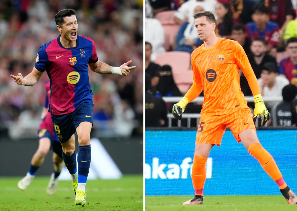 Robert Lewandowski i Wojciech Szczęsny zapisali się w historii Barcelony
