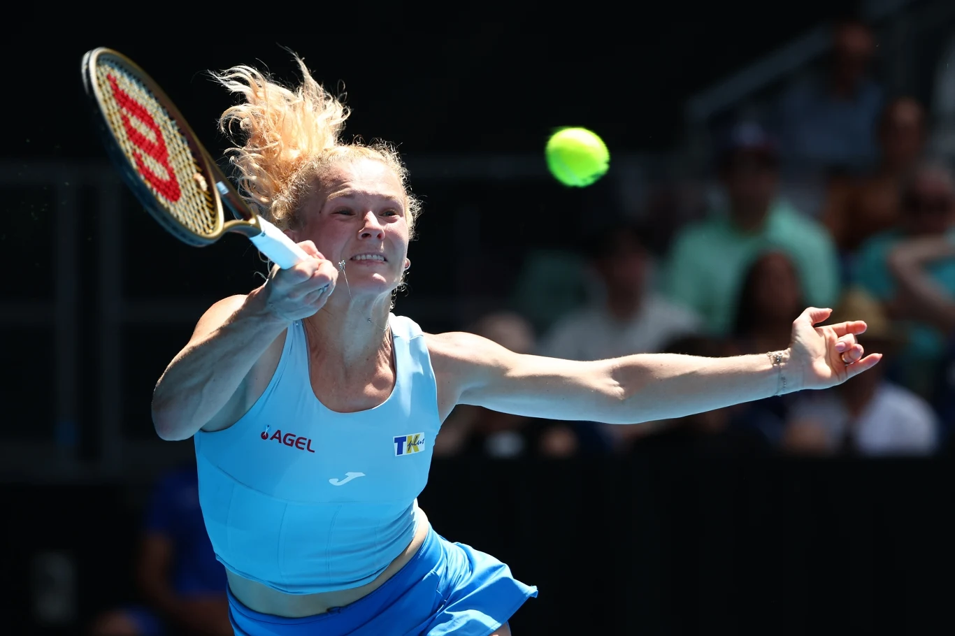 Kateřina Siniaková w meczu z Igą Świątek