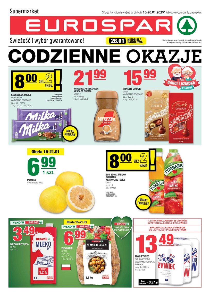 Gazetka promocyjna EuroSPAR - ważna od 15. 01. 2025 do 26. 01. 2025