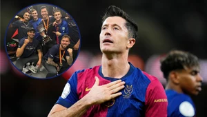 To była długa noc dla piłkarzy FC Barcelona. Robert Lewandowski pokazał zdjęcie z szatni