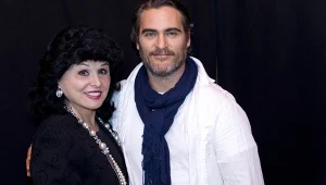 Yola Czaderska-Hayek i Joaquin Phoenix
