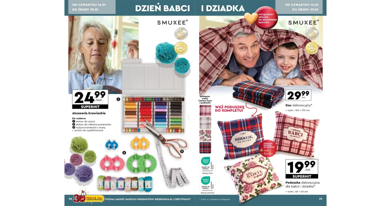 Idealne prezenty na Dzień Babci i Dziadka? Te z Biedronki to strzał w dziesiątkę! 