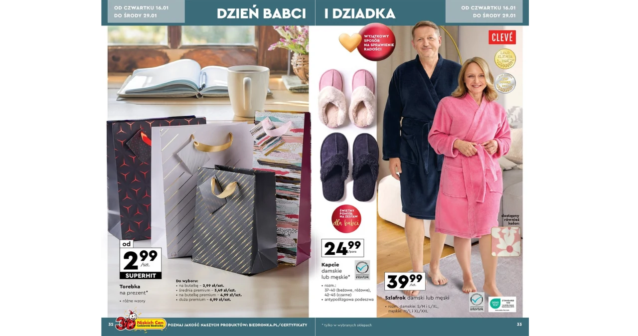 Idealne prezenty na Dzień Babci i Dziadka? Te z Biedronki to strzał w dziesiątkę! 