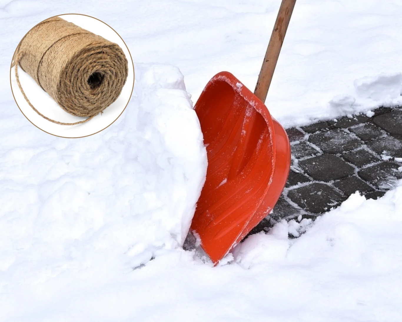 Chcesz odśnieżyć podwórko szybko i skutecznie? Trik ze sznurkiem znacznie ci to ułatwi Chcesz odśnieżyć podwórko szybko i skutecznie? Trik ze sznurkiem znacznie ci to ułatwi