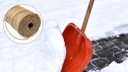 Chcesz odśnieżyć podwórko szybko i skutecznie? Trik ze sznurkiem znacznie ci to ułatwi