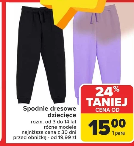 Spodnie dziecięce