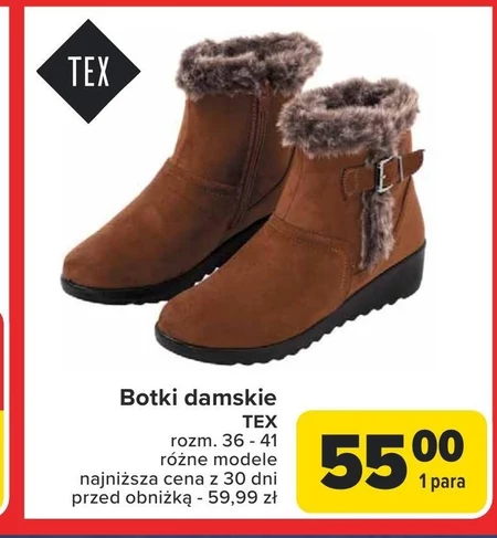 Botki damskie TEX