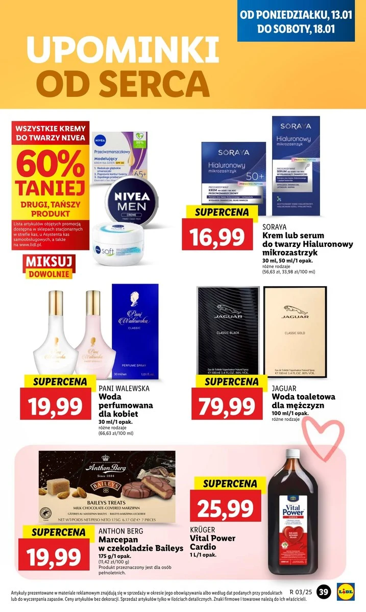 Kosmetyki i perfumy dla Babci i Dziadka w Lidlu 